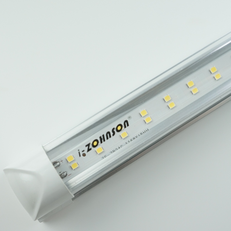 Double Row Flat T8 Integrated LED Tube Fixture